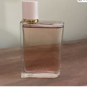 Burberry Fragrance with Pink and Gold Accents